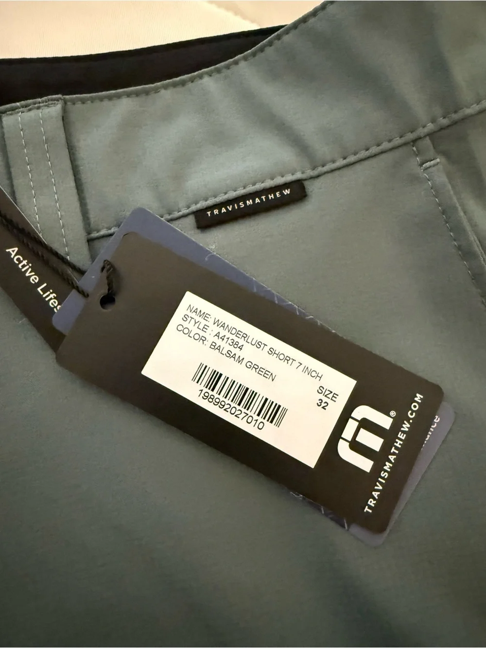 Travis Mathew Wanderlust Shorts 7” Size 32